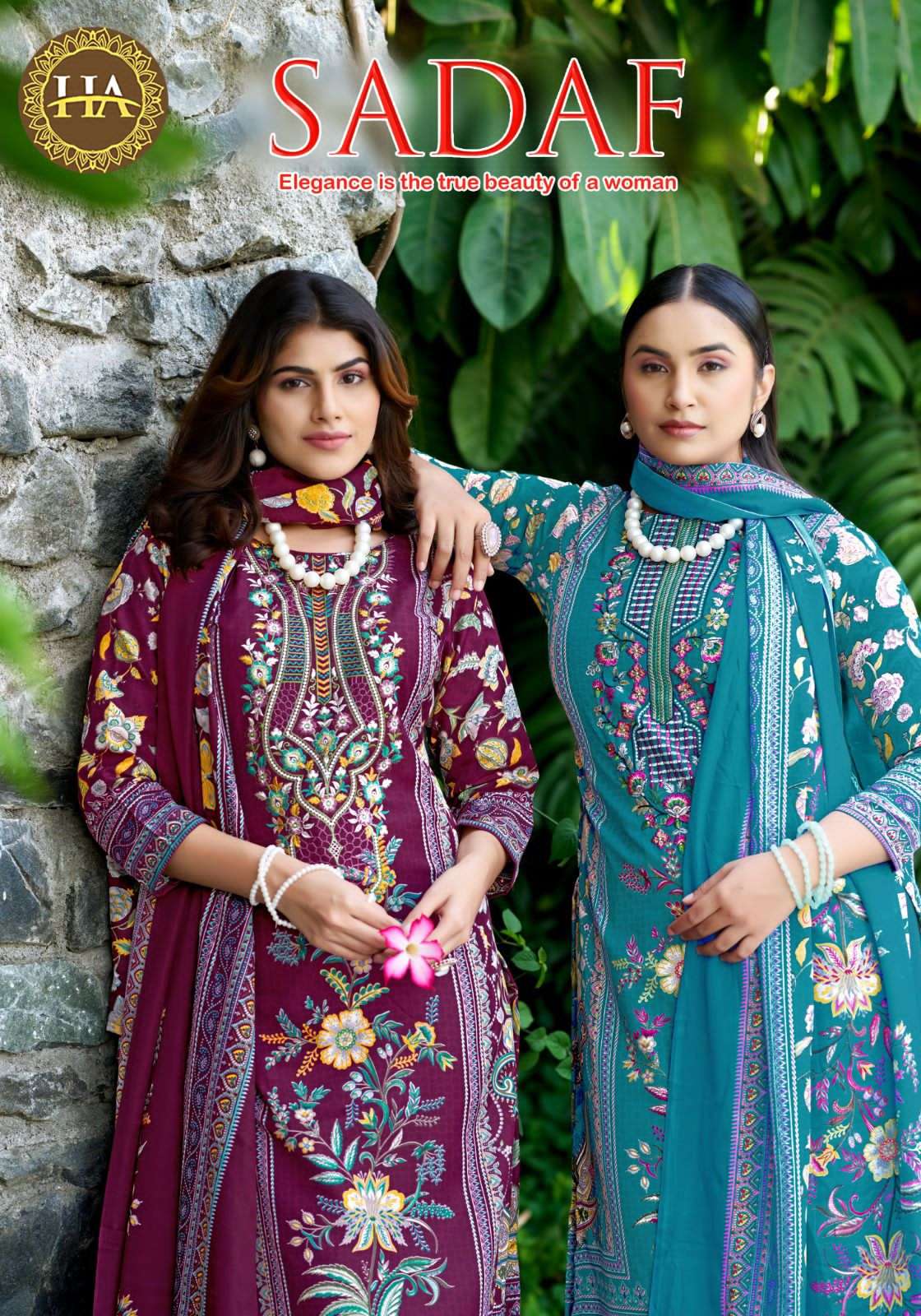Harshit Sadaf Pure Soft Cotton Dress Material - Amrah Wholesale
