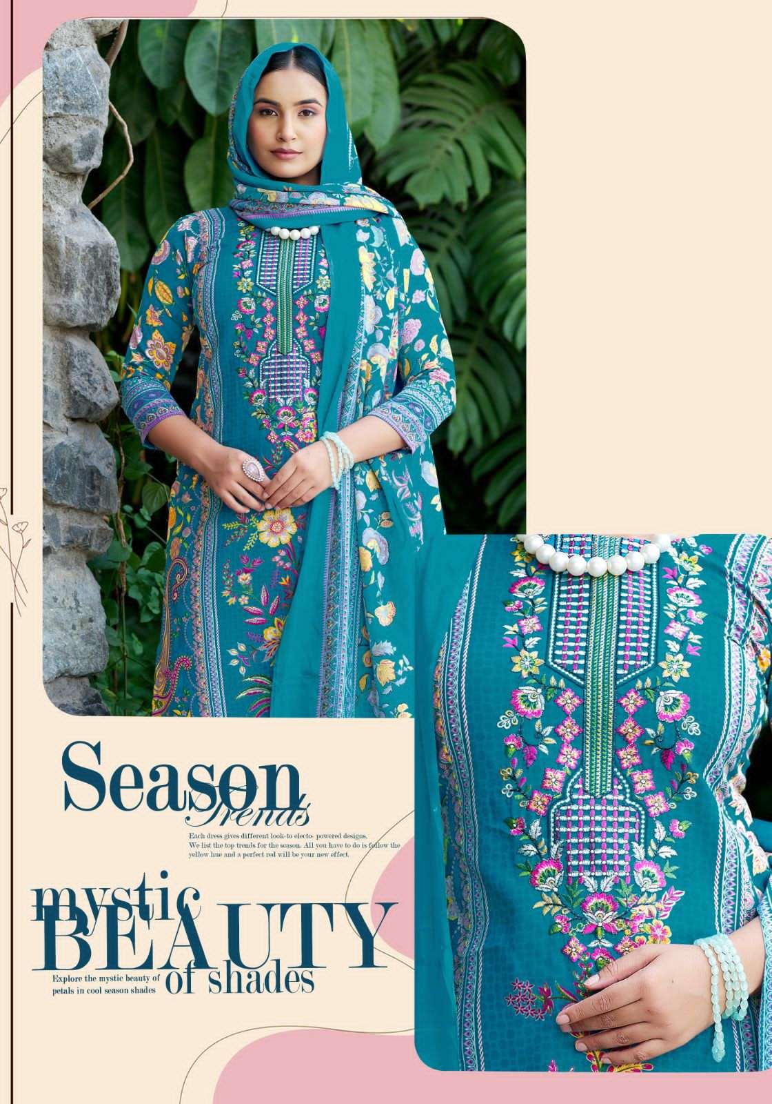Harshit Sadaf Pure Soft Cotton Dress Material - Amrah Wholesale