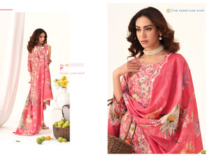 Hermitage Bareeze Lawn Cotton Dress Material