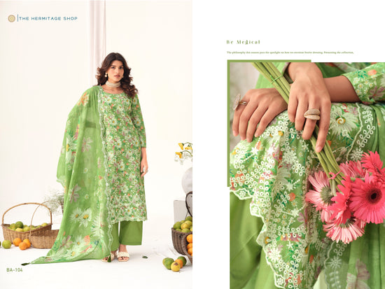 Hermitage Bareeze Lawn Cotton Dress Material