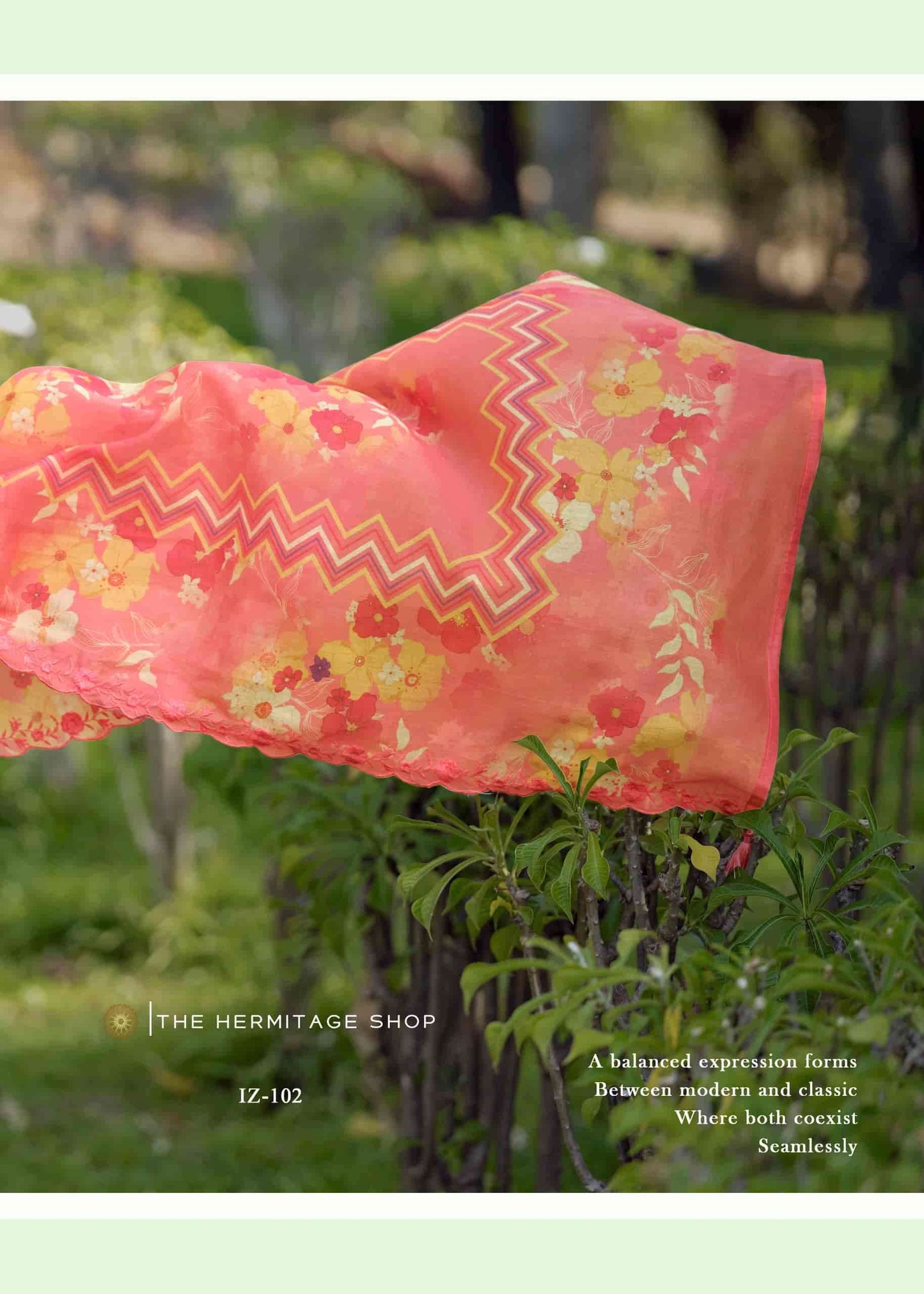 Hermitage Iznik Vol 2 Chikankari Cotton Lawn Dress Material Collection