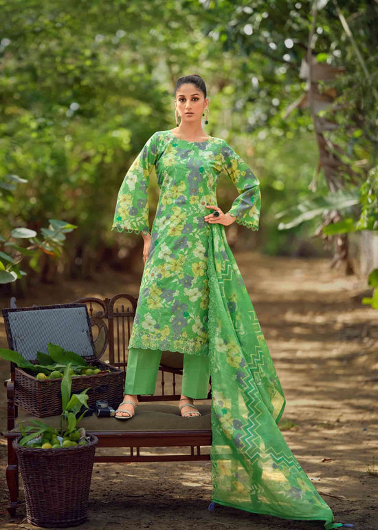 Hermitage Iznik Vol 2 Chikankari Cotton Lawn Dress Material Collection