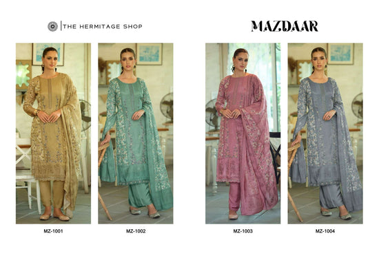 Hermitage Mazdaar Giza PK Lawn Embroidered Pakistani Suit - Amrah Wholesale