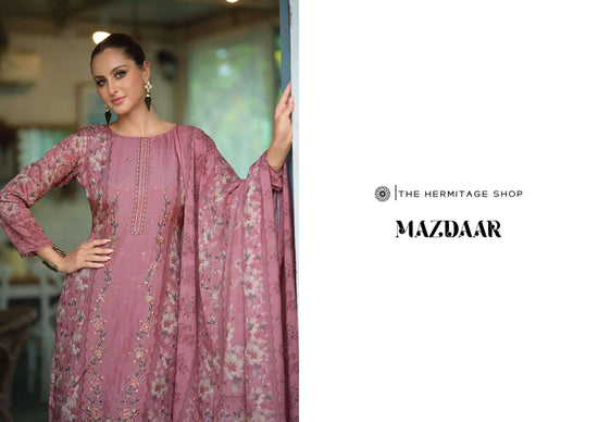 The Hermitage Mazdaar Giza PK Lawn Pakistani Suit