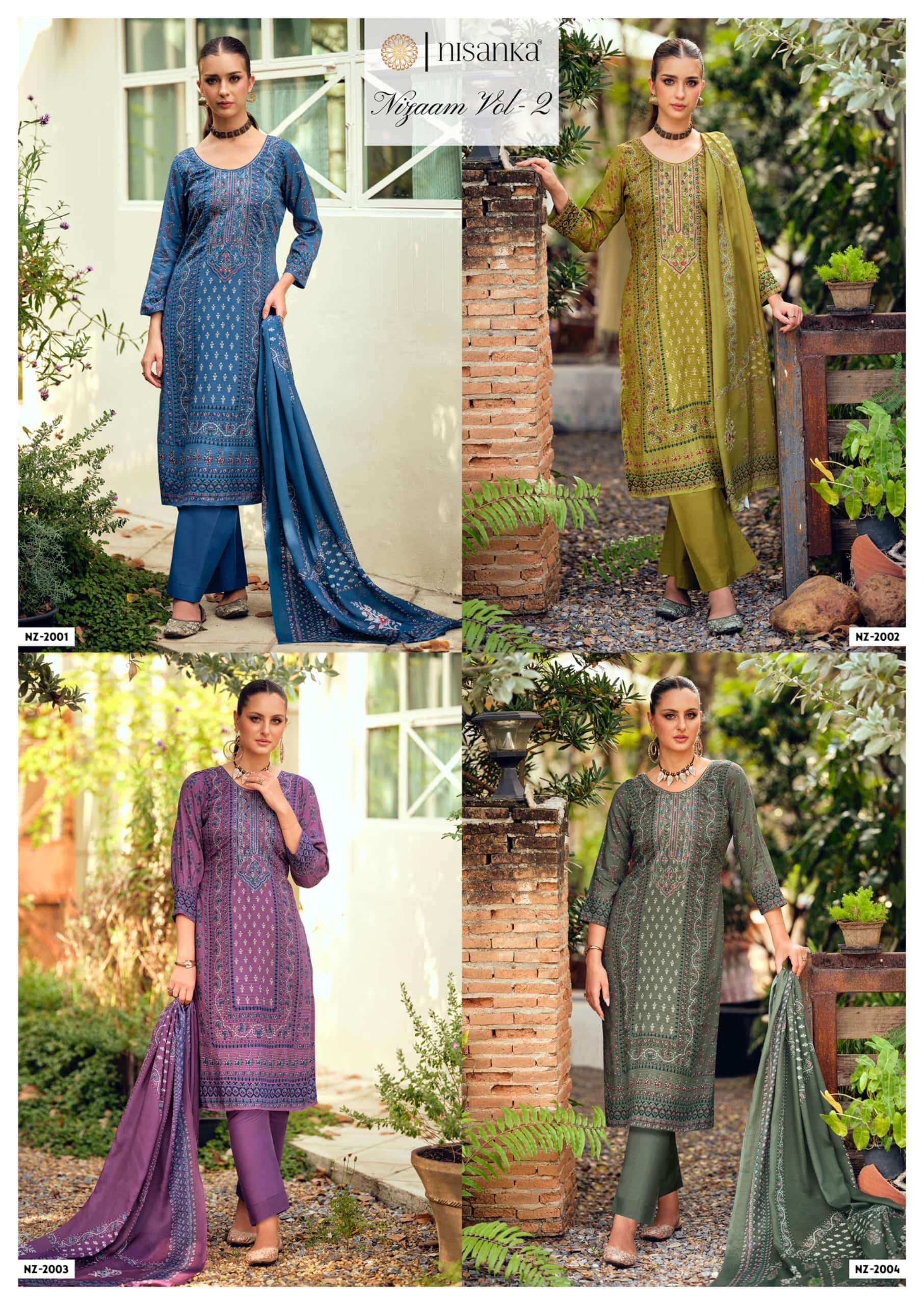 Hermitage Nizaam Vol 2 Viscose Lawn Cotton Pakistani Suit