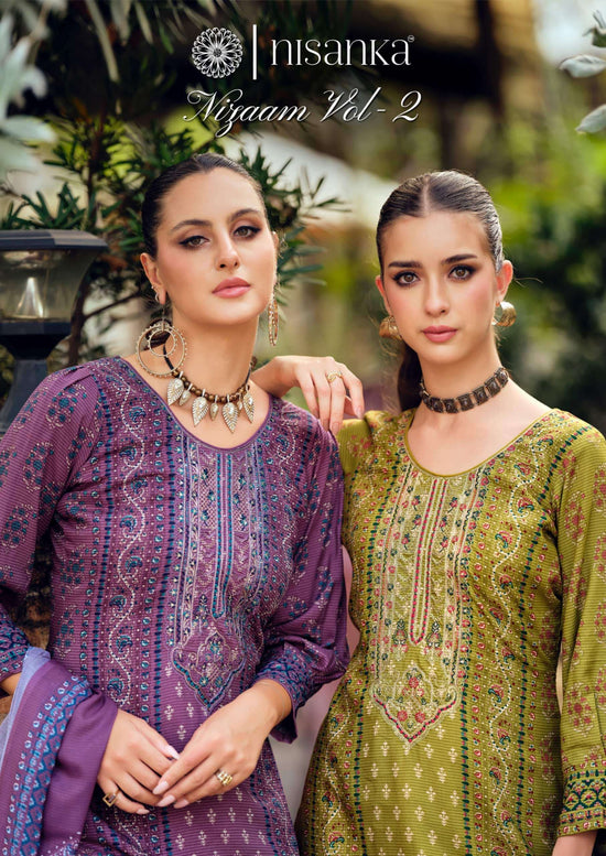 Hermitage Nizaam Vol 2 Viscose Lawn Cotton Pakistani Suit