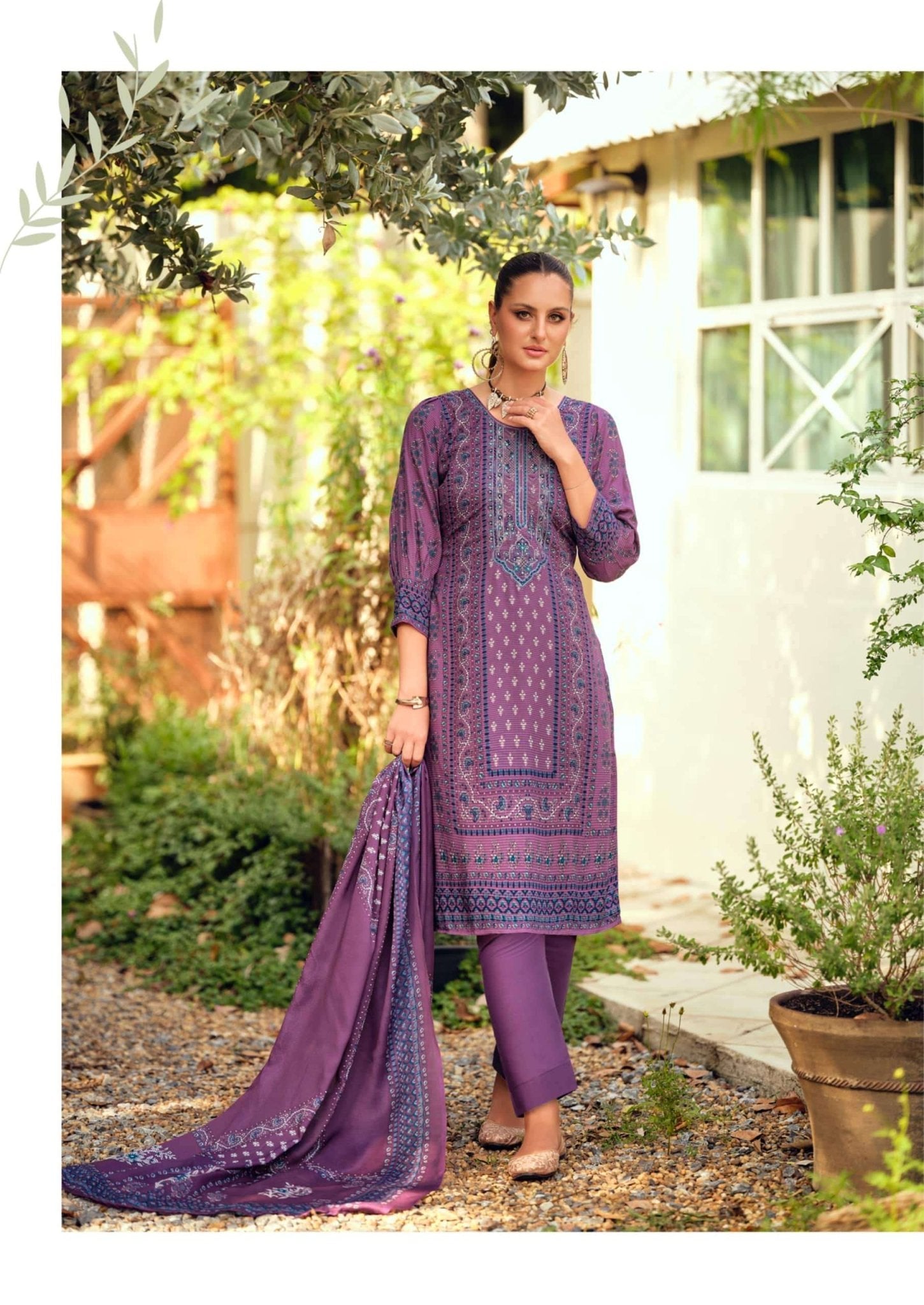 Hermitage Nizaam Vol 2 Viscose Lawn Cotton Pakistani Suit - Amrah Wholesale