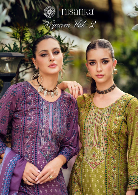 Hermitage Nizaam Vol 2 Viscose Lawn Cotton Pakistani Suit - Amrah Wholesale