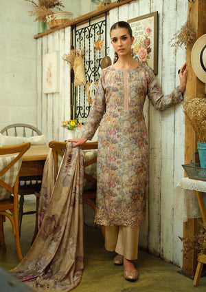 Hermitage Paasha Lawn Cotton Dress Material