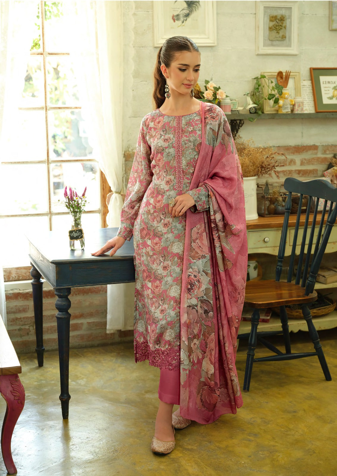 Hermitage Paasha Lawn Cotton Dress Material