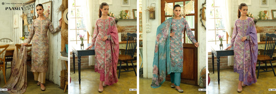 Hermitage Paasha Lawn Cotton Dress Material