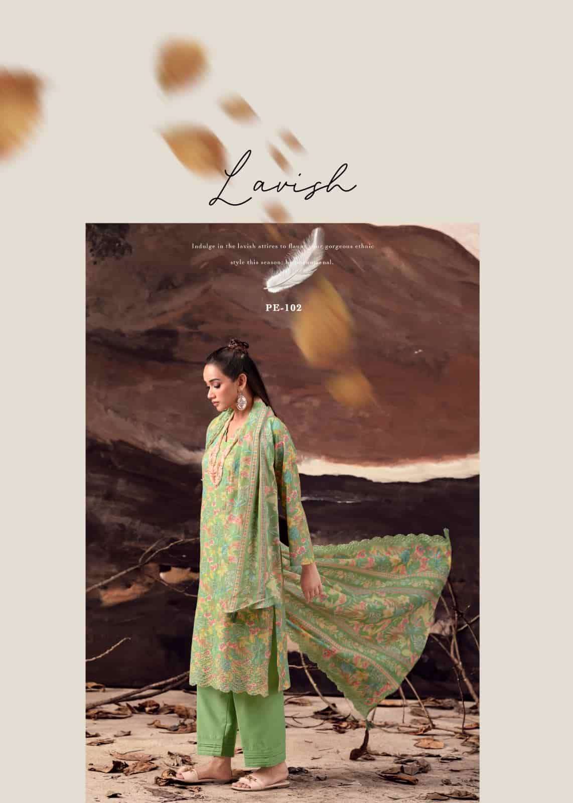 Hermitage Petals In Mal Luxury Lawn Cotton Suit Catalog