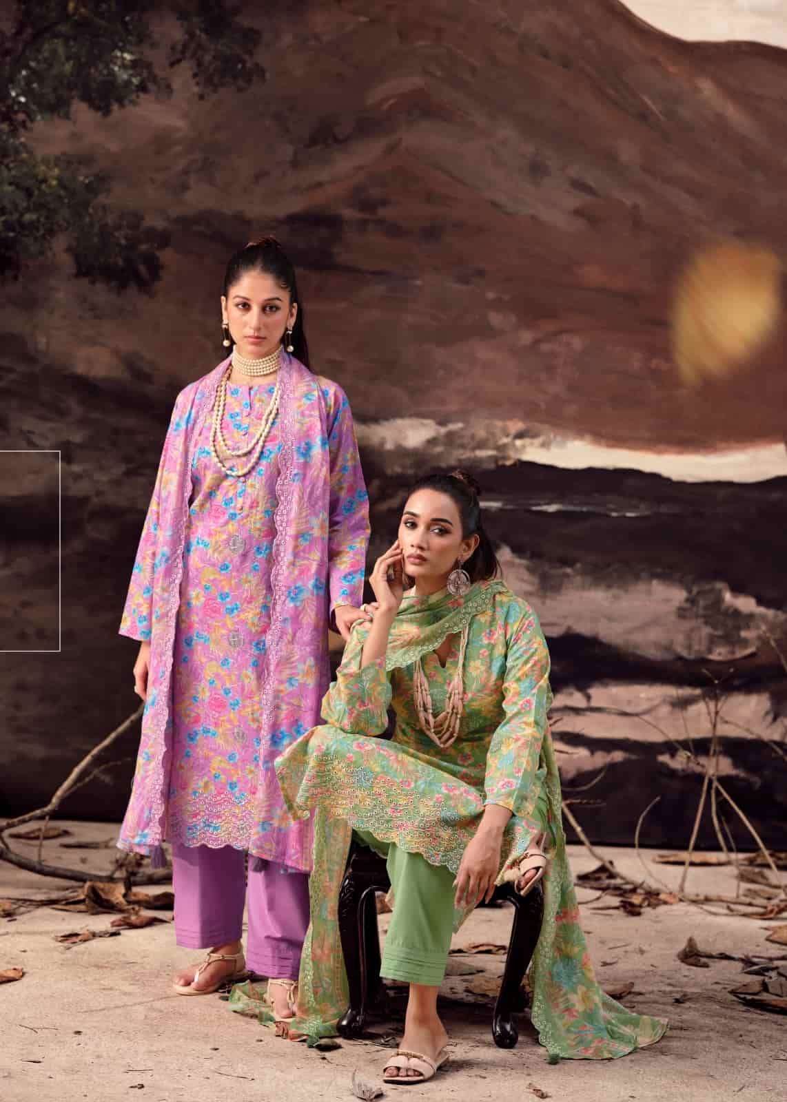 Hermitage Petals In Mal Luxury Lawn Cotton Suit Catalog