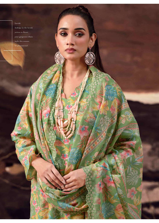 Hermitage Petals In Mal Luxury Lawn Cotton Suit Catalog