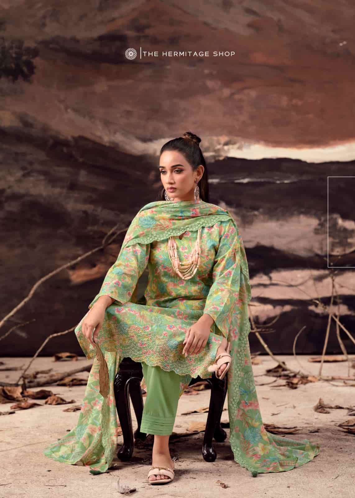 Hermitage Petals In Mal Luxury Lawn Cotton Suit Catalog
