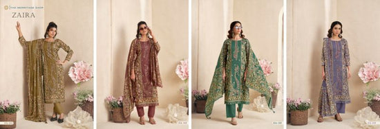 Hermitage Hermitage Zaira Vol 2 Giza Pk Dress Material