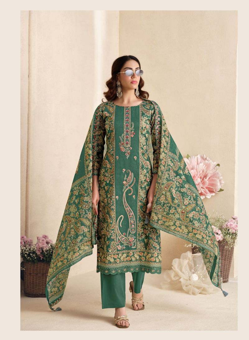 Hermitage Hermitage Zaira Vol 2 Giza Pk Dress Material