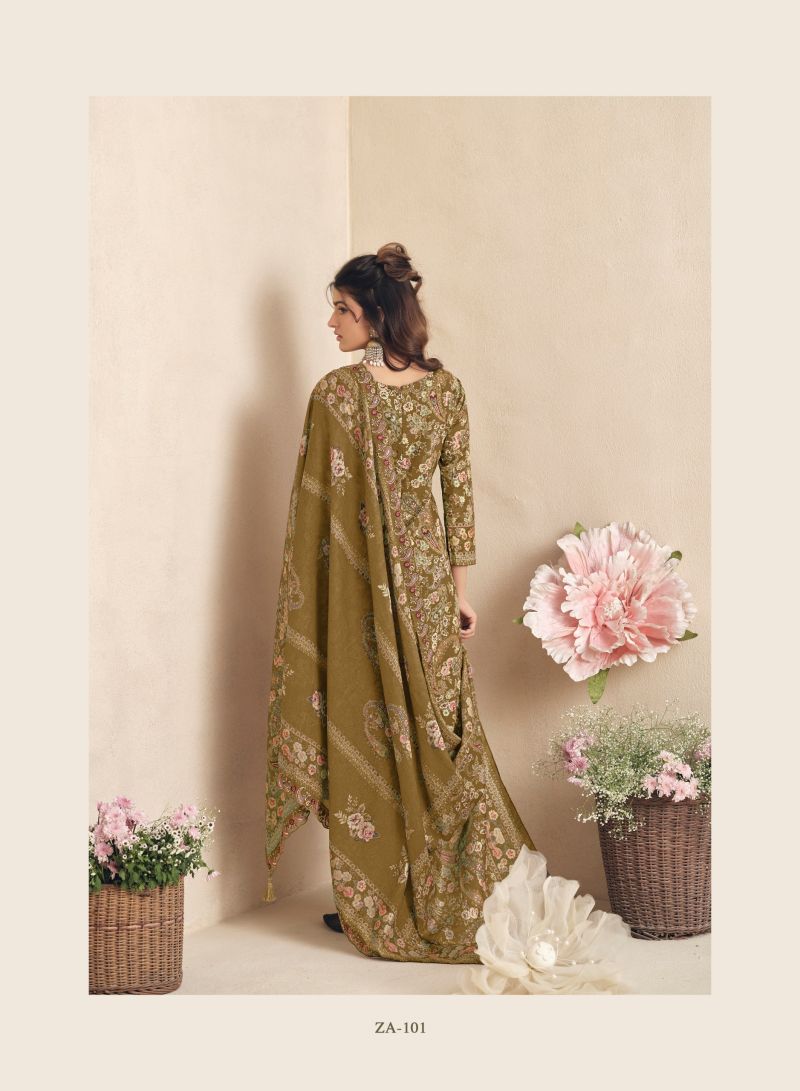 Hermitage Hermitage Zaira Vol 2 Giza Pk Dress Material