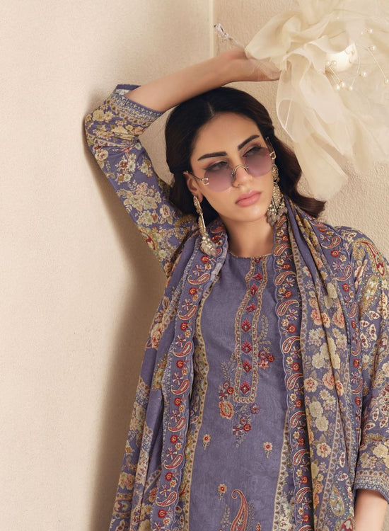 Hermitage Hermitage Zaira Vol 2 Giza Pk Dress Material