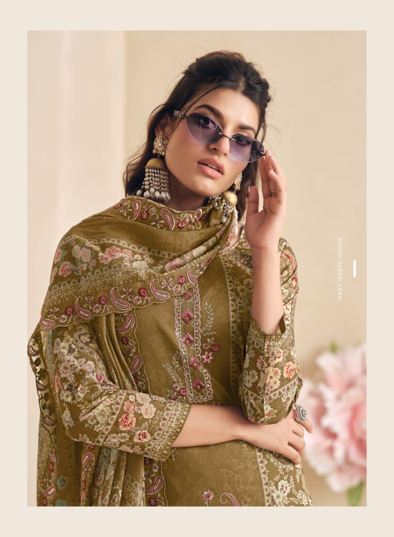 Hermitage Hermitage Zaira Vol 2 Giza Pk Dress Material