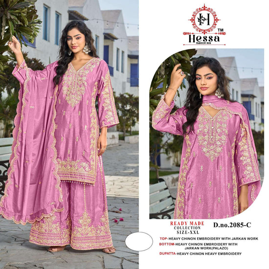 Hessa 2085 A To D Series Pakistani Suit Set Wholesale Catalogue - Amrah Wholesale