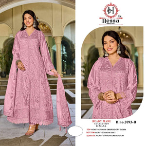 Hessa 2093 Pakistani Suit Set Wholesale Catalogue
