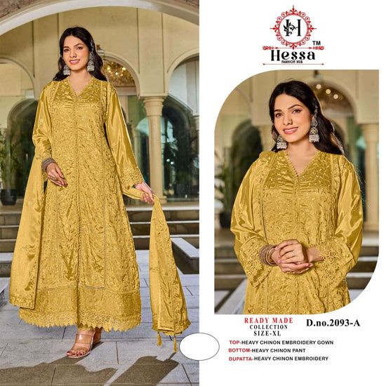 Hessa 2093 Pakistani Suit Set Wholesale Catalogue