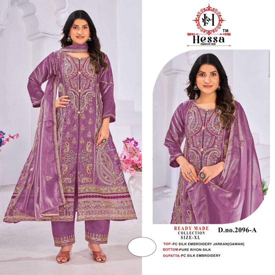 HESSA 2096 Silk Pakistani Suit Set