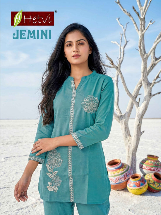 Hetvi Jemini Vertican Fancy Tops Collection - Amrah Wholesale