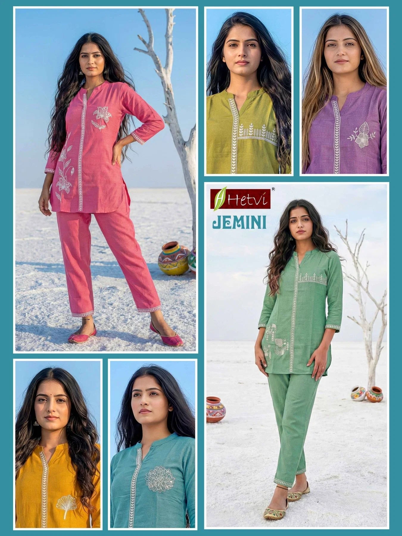 Hetvi Jemini Vertican Fancy Tops Collection - Amrah Wholesale