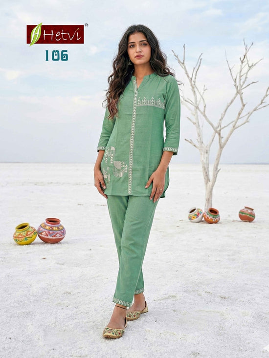 Hetvi Jemini Vertican Fancy Tops Collection - Amrah Wholesale