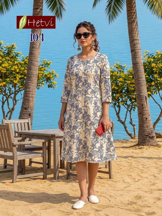 Hetvi Priyanshi Cotton Printed Kurti