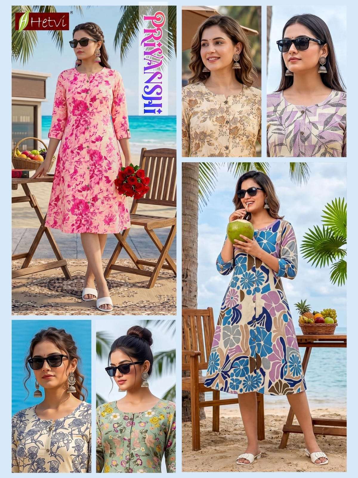 Hetvi Priyanshi Cotton Printed Kurti