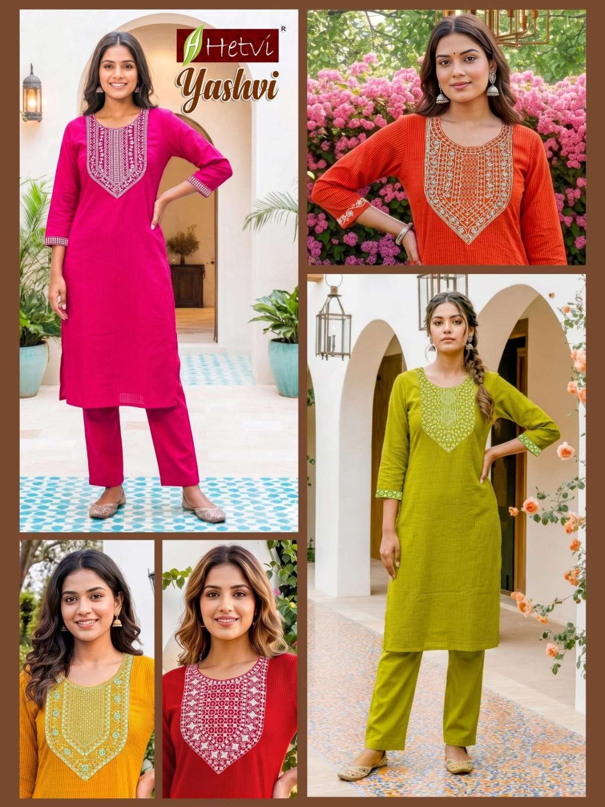 Hetvi Yashvi Cotton Silk Stitched Salwar Suit Set