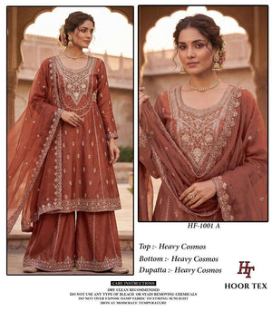 Hoor Tex HF-1001 Cosmos Embroidered Pakistani Sharara Suit