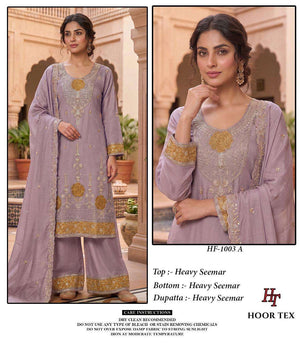 Hoor Tex HF-1003 Simmer Embroidered Salwar Suit Set