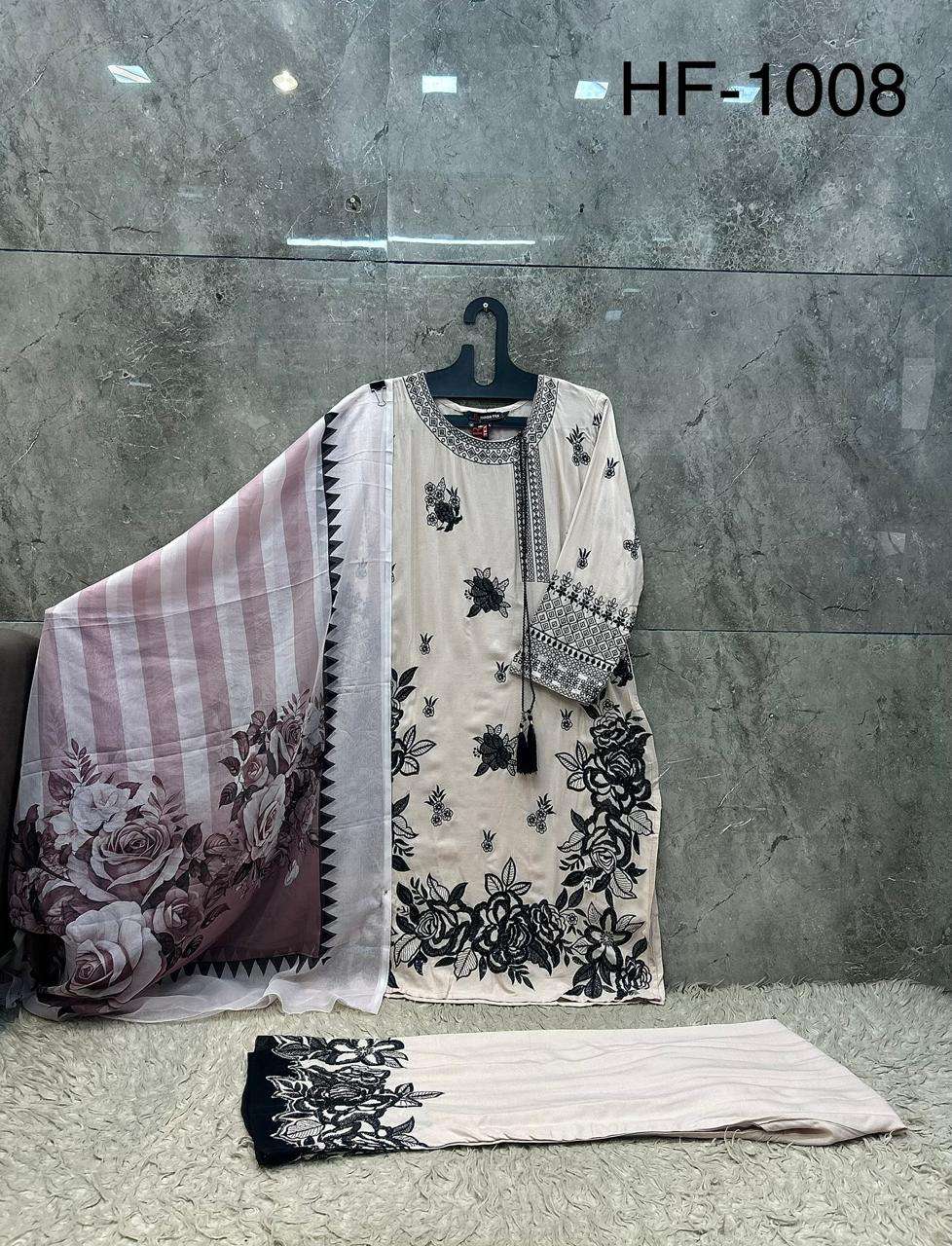 Hoor Tex HF-1008 Rayon Printed Stitched Pakistani Suit Set