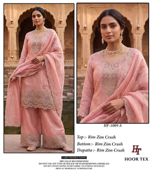 HOOR TEX HF-1009 Crush Stitched Pakistani Suit Set