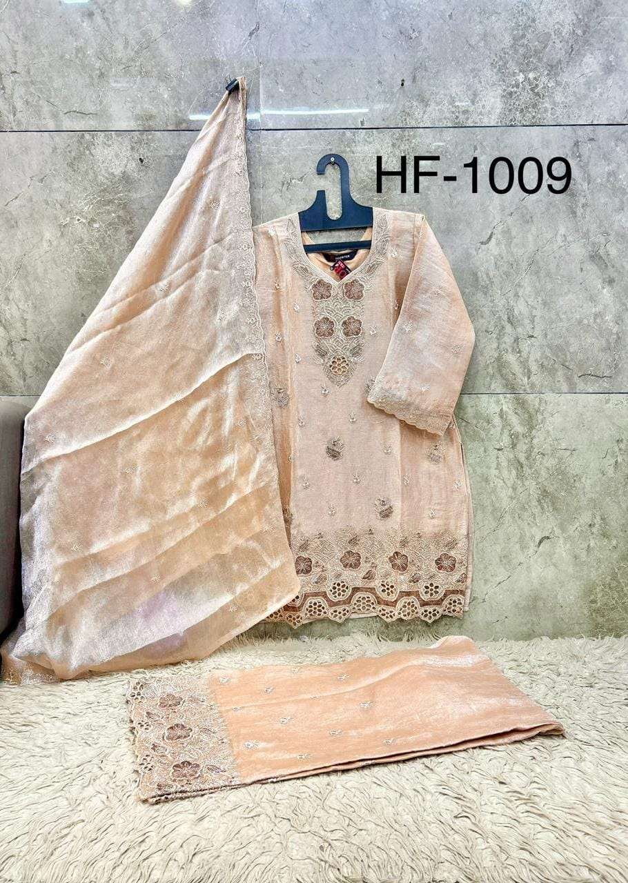 HOOR TEX HF-1009 Crush Stitched Pakistani Suit Set