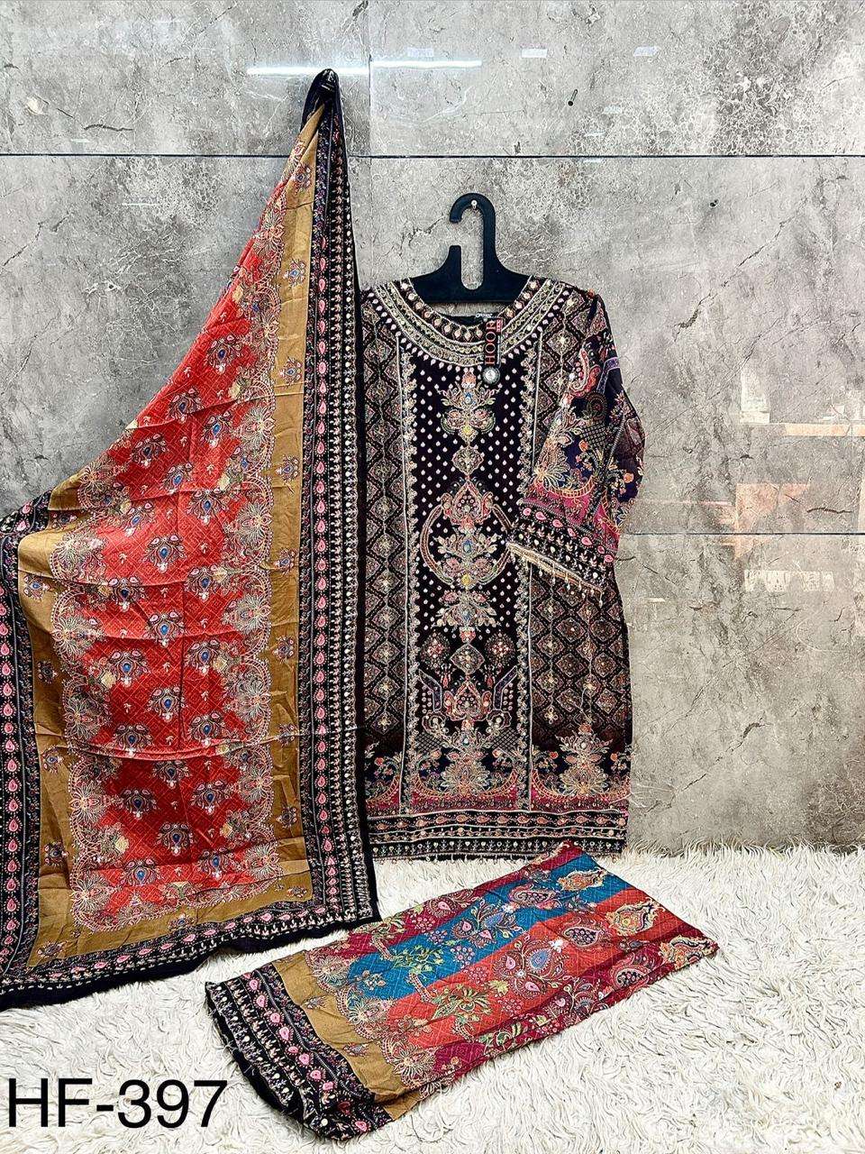 Hoor Tex HF - 397 Pakistani Suit Set Wholesale Catalogue - Amrah Wholesale