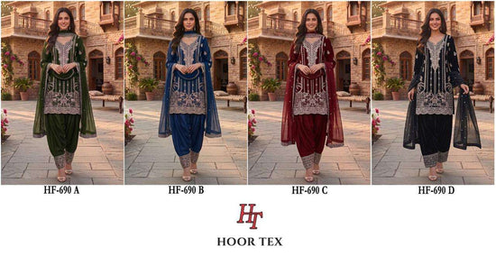 Hoor Tex HF-690 Georgette Pakistani Suit Set