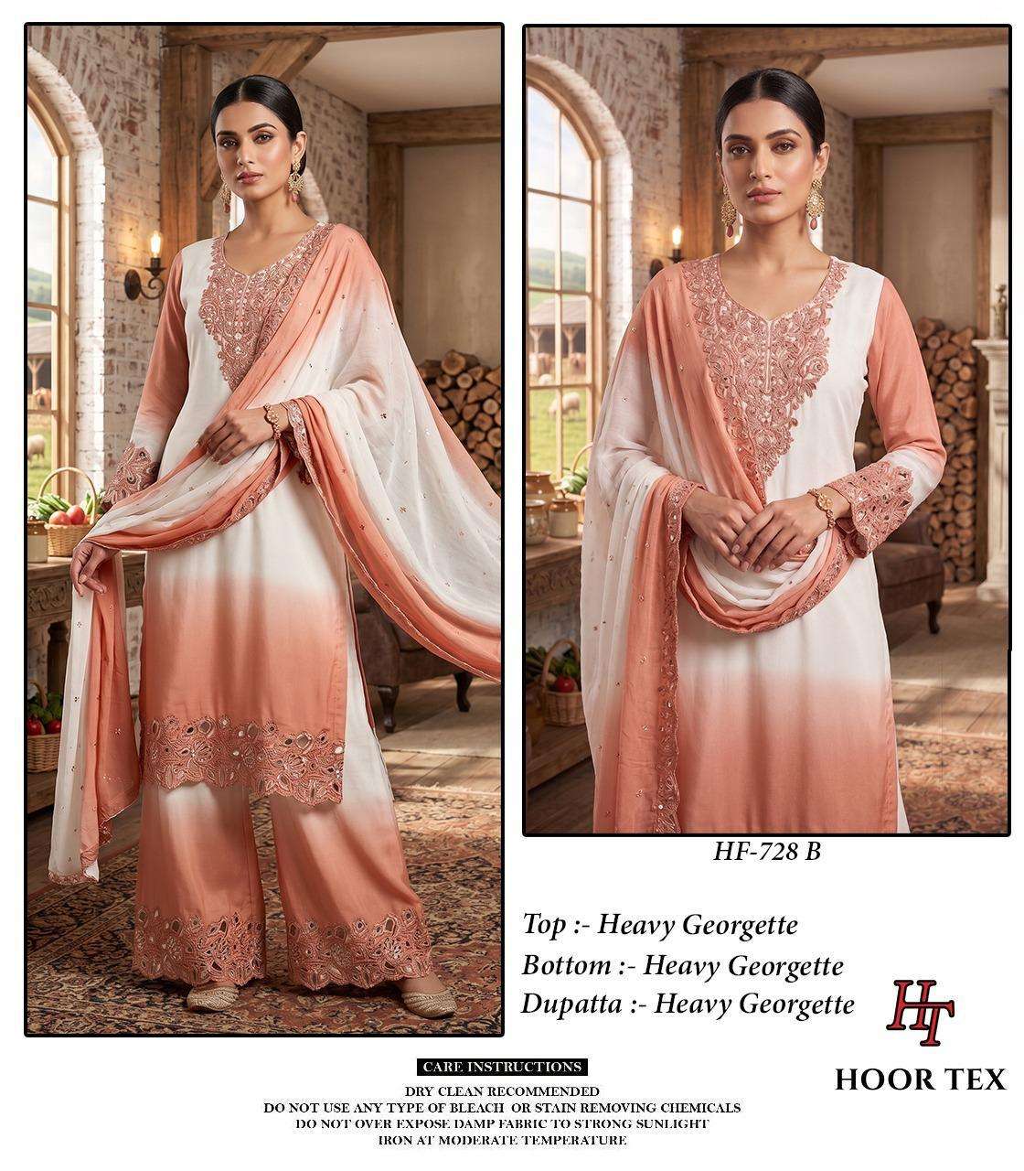 Hoor Tex HF - 728 Pakistani Suit Set - Amrah Wholesale