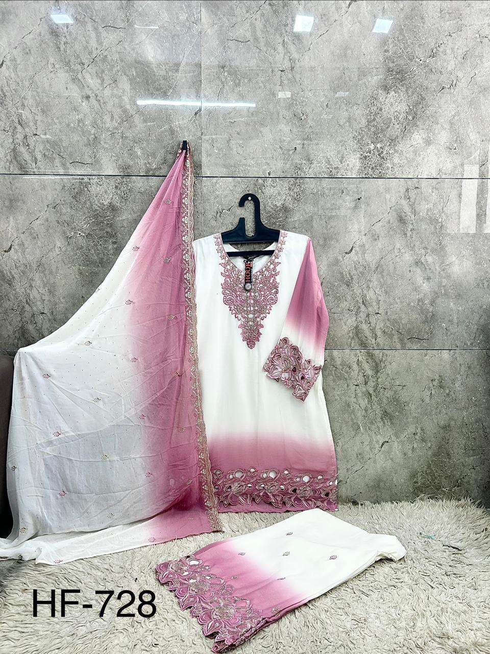 Hoor Tex HF - 728 Pakistani Suit Set - Amrah Wholesale