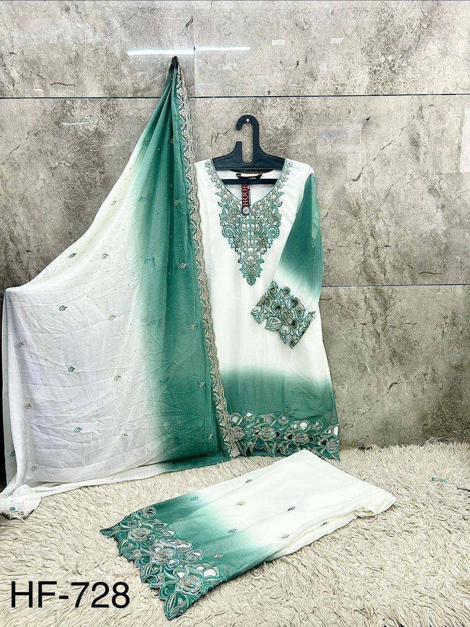 Hoor Tex HF - 728 Pakistani Suit Set - Amrah Wholesale