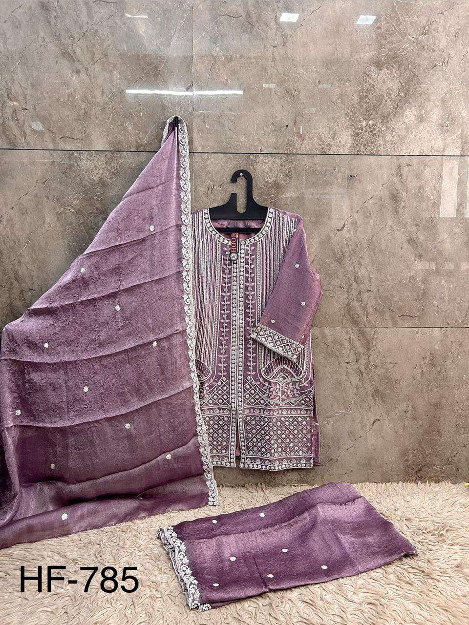 HOOR TEX HF-785 Fancy Pakistani Sharara Suit Set