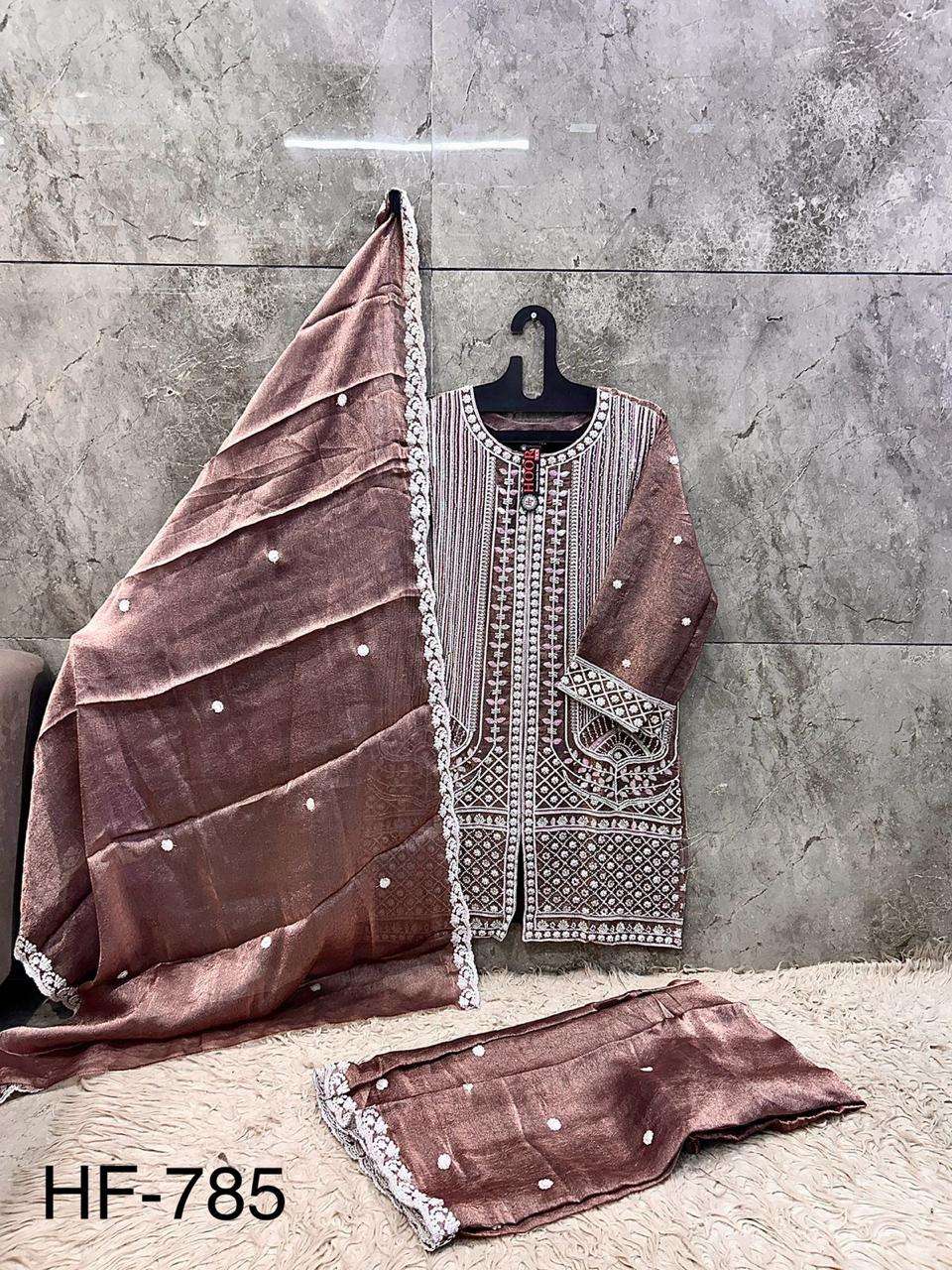 HOOR TEX HF-785 Fancy Pakistani Sharara Suit Set