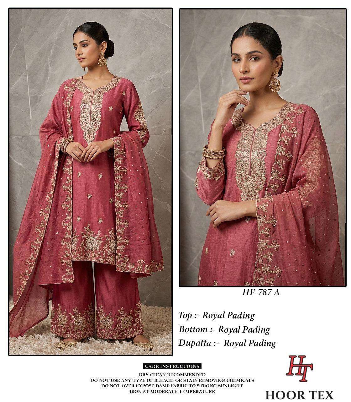 Hoor Tex HF-787 Fancy Fabric Pakistani Suit Set