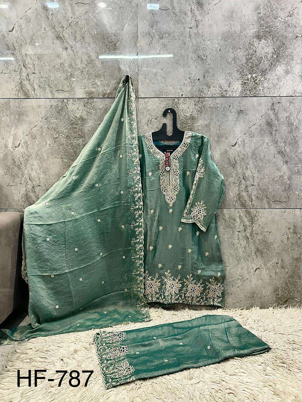 Hoor Tex HF-787 Fancy Fabric Pakistani Suit Set