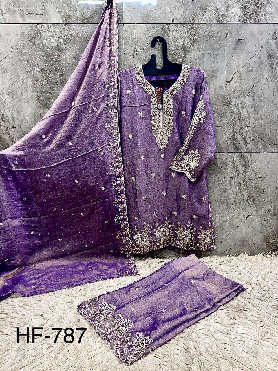 Hoor Tex HF-787 Fancy Fabric Pakistani Suit Set
