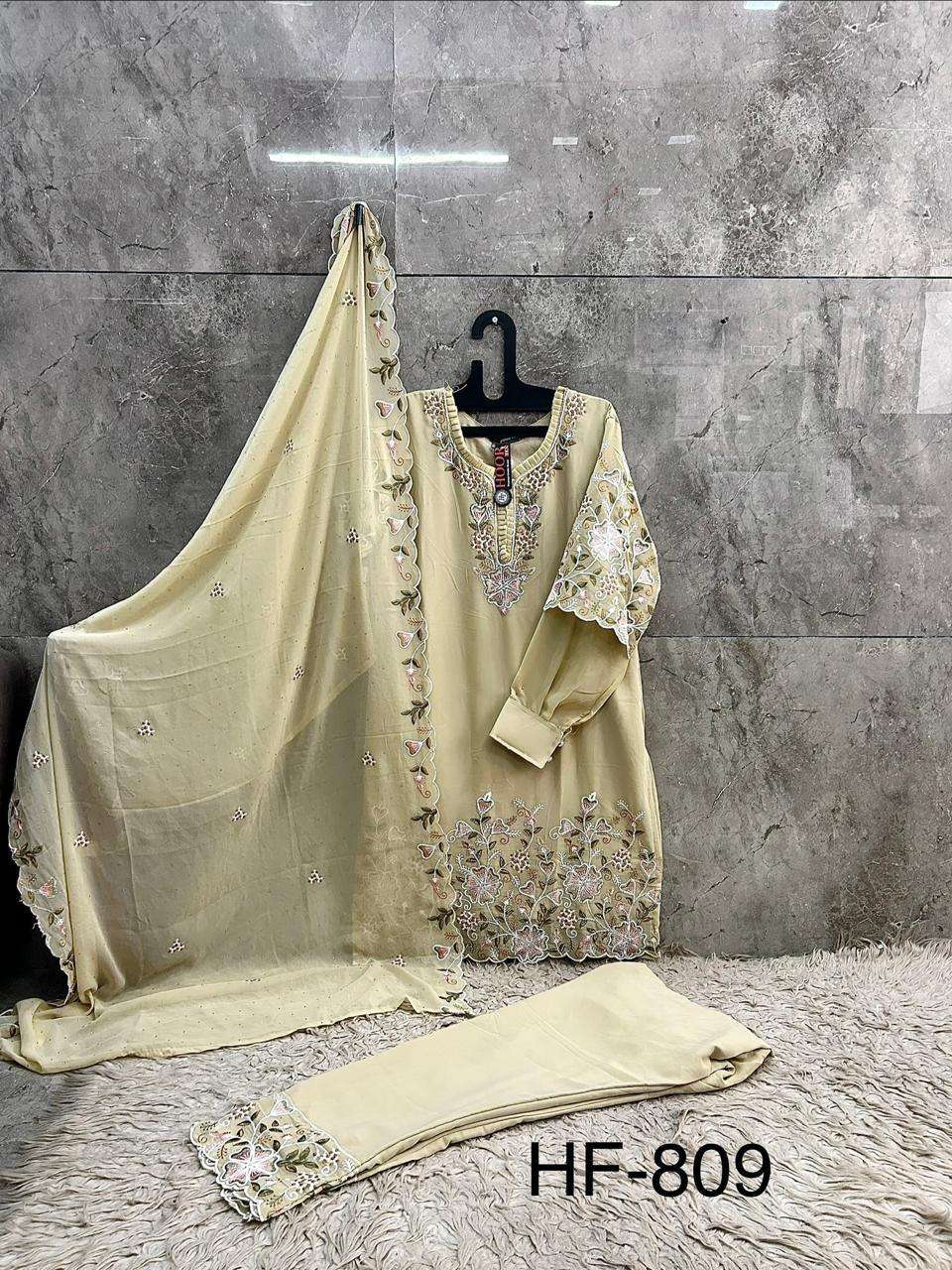HOOR TEX HF - 809 Georgette Pakistani Suit Set - Amrah Wholesale